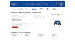 Desktop Screenshot of airportshuttles.net
