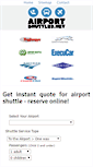 Mobile Screenshot of airportshuttles.net